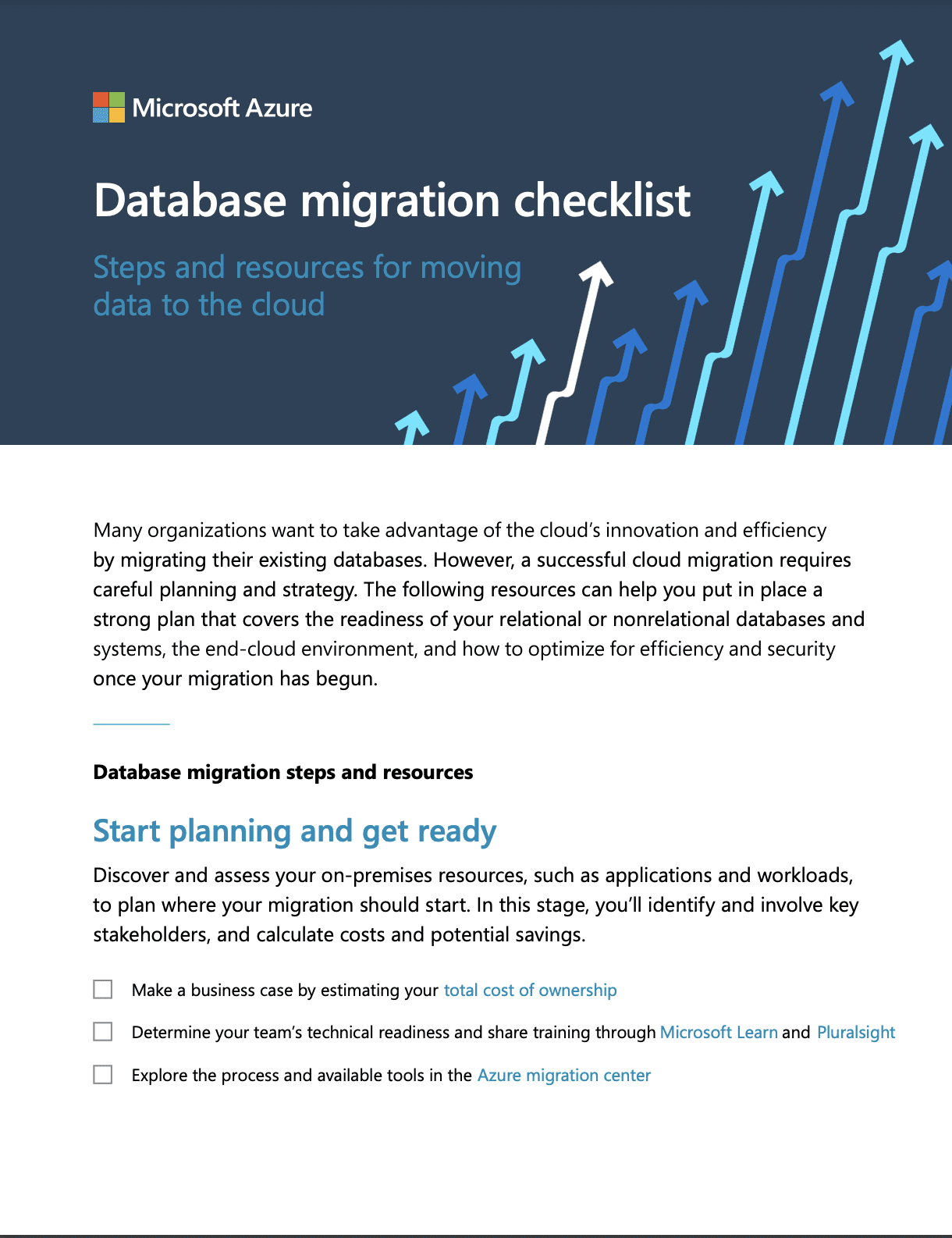database migration checklist